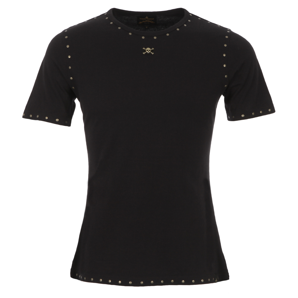 Vivienne Westwood Anglomania Riveted Studs Crew T-Shirt
