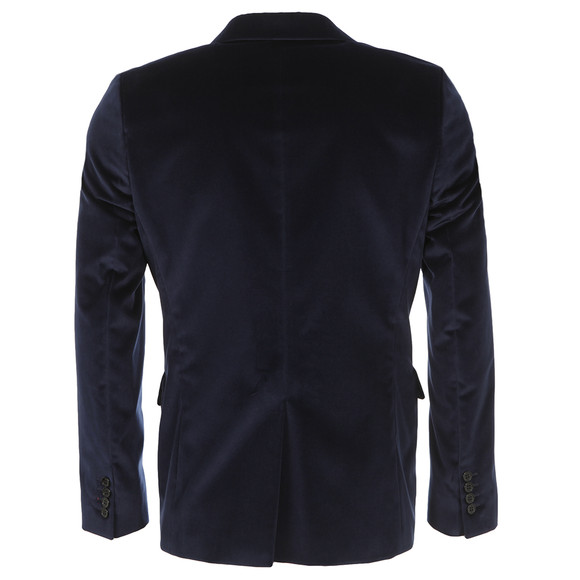 PS Paul Smith Mens Blue Fully Lined Velvet Jacket main image