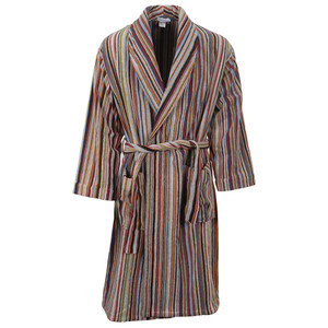 Multi Stripe Dressing Gown