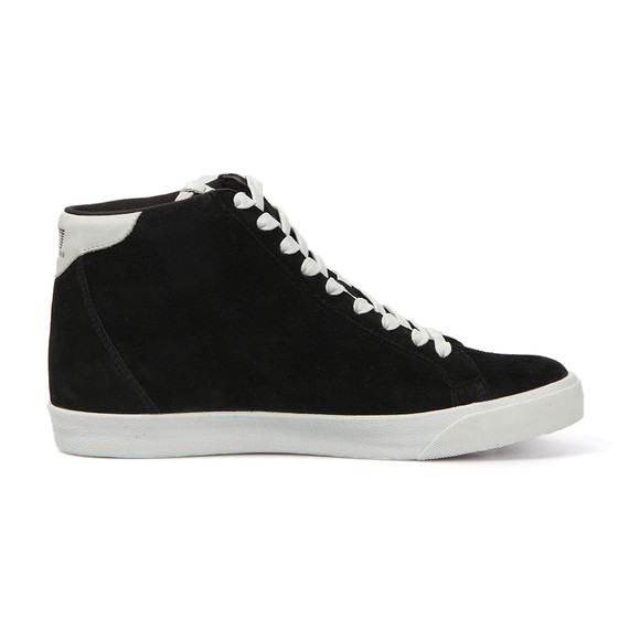 EA7 Emporio Armani Mens Black Pride Suede Hi Top Trainer main image