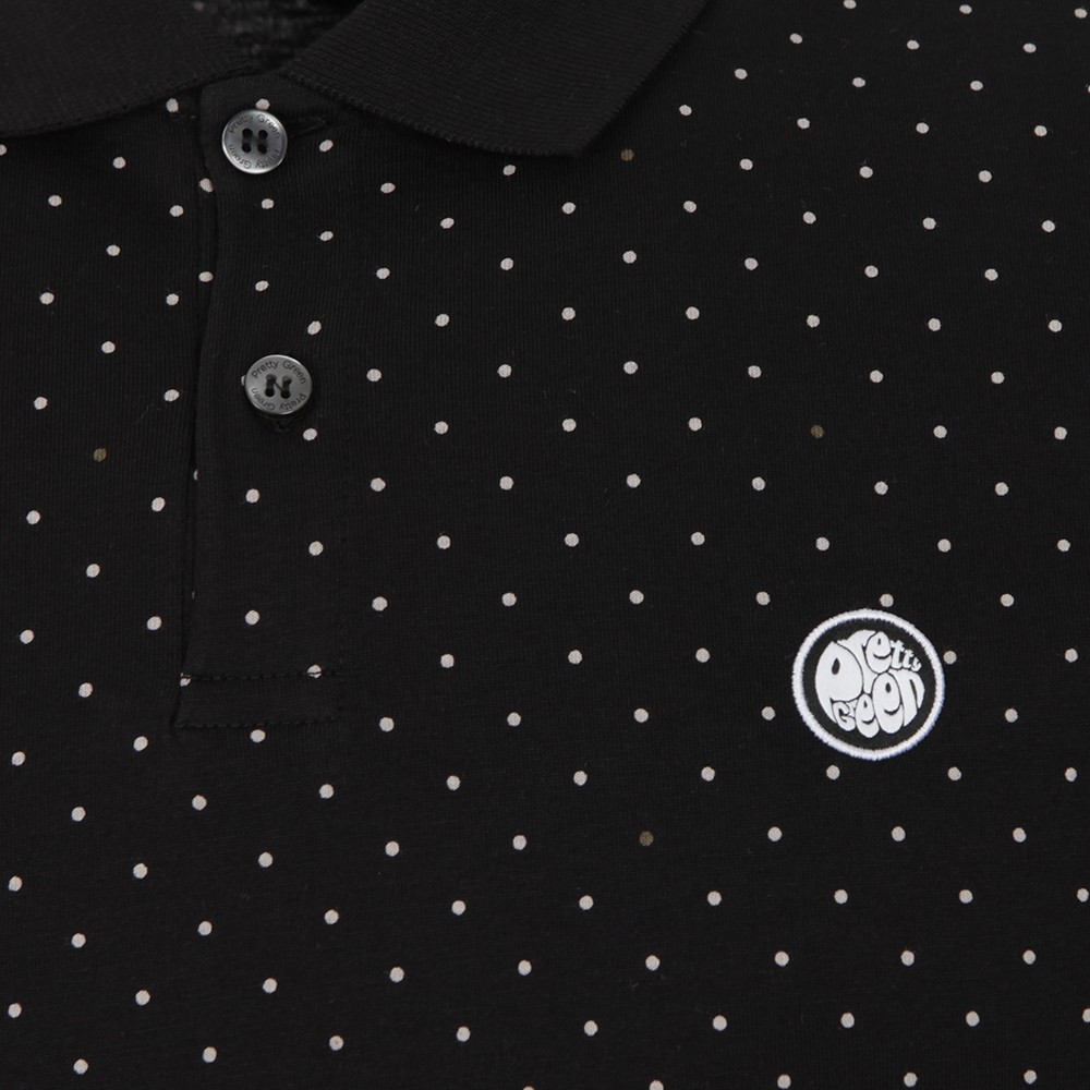 Pretty Green Polka Dot Polo Shirt Masdings