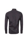 Fred Perry Drakes Mens Blue Long Sleeve Paisley Shirt