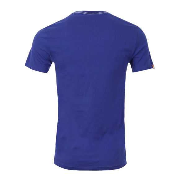 Superdry Mens Blue Ticket Type Camo T-Shirt main image