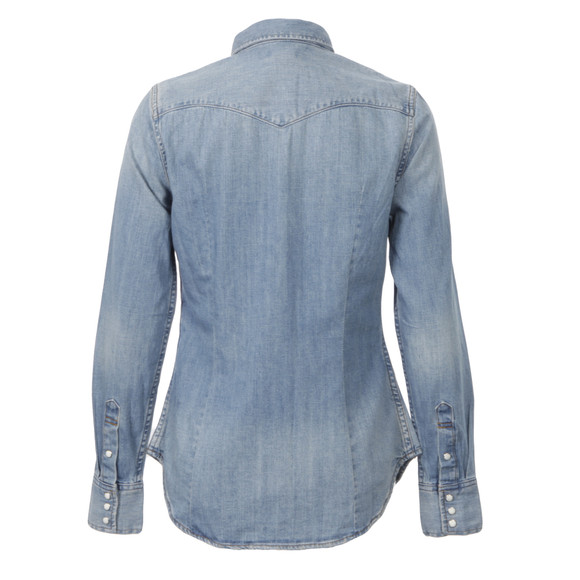 Levi's ® Womens Blue Tailored Western Denim Shirt main image