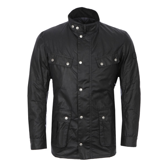 Barbour International Mens Blue Duke Wax Jacket main image