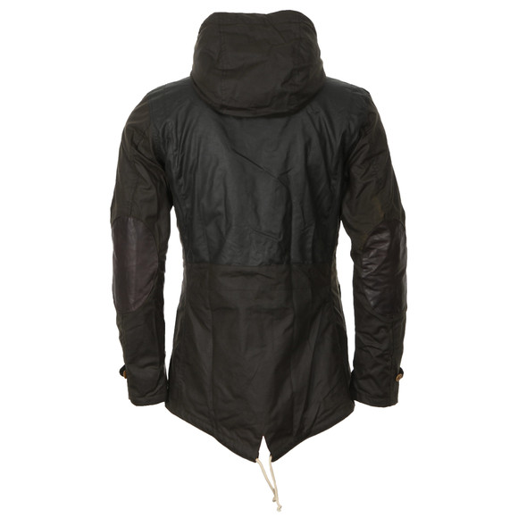 Barbour Lifestyle Mens Green Game Waxed Parka main image