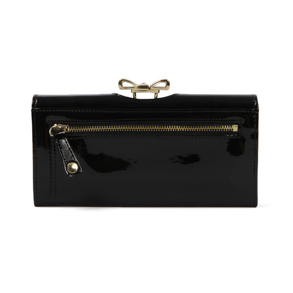 Ted Baker Womens Black Lindar Crystal Bow Bobble Matinee Purse #3