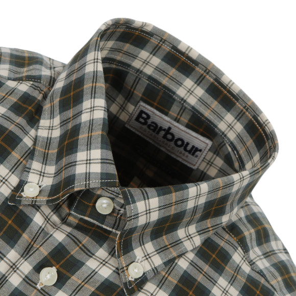 Barbour Lifestyle Mens Green Malcolm Classic Tartan Shirt #3