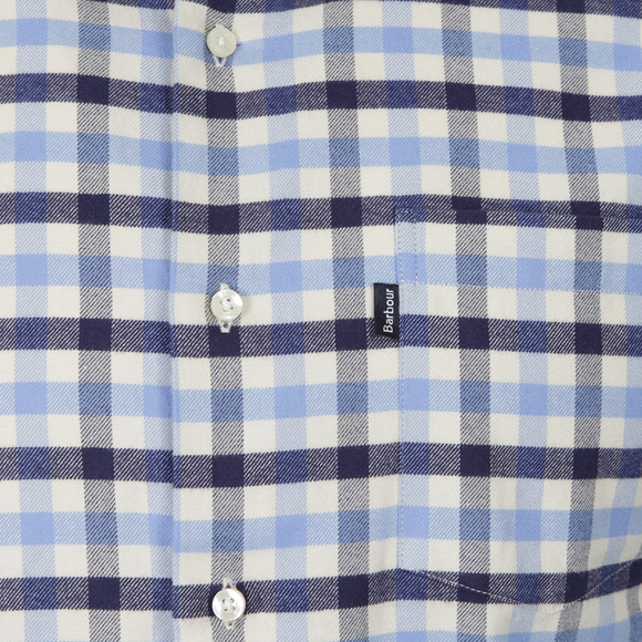 Barbour Lifestyle Mens Blue L/s Moss Shirt #3