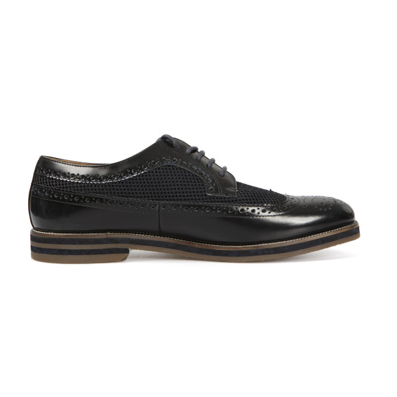 Armani Jeans Mens Blue Toe Cap Derby Brogues main image