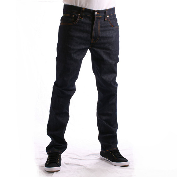 Nudie Jeans Mens Blue Thin Finn Dry Stretch Jean main image