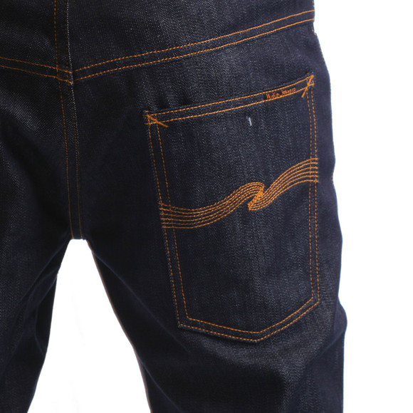 Nudie Jeans Mens Blue Thin Finn Dry Stretch Jean main image