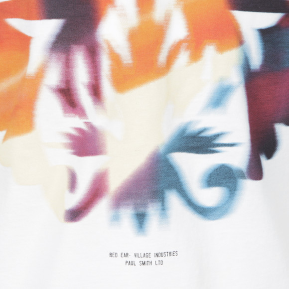 Paul Smith Red Ear Mens White S/S Birds T-Shirt main image