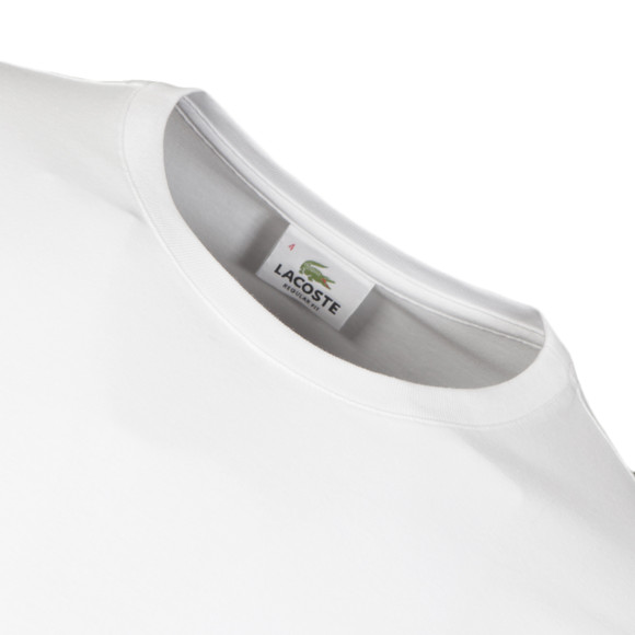 Lacoste Mens White TH2040 L/S T-Shirt  main image