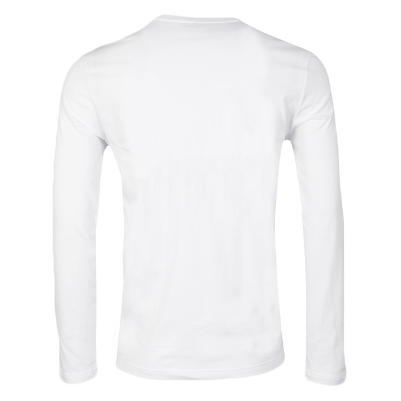 Lacoste Mens White TH2040 L/S T-Shirt  main image