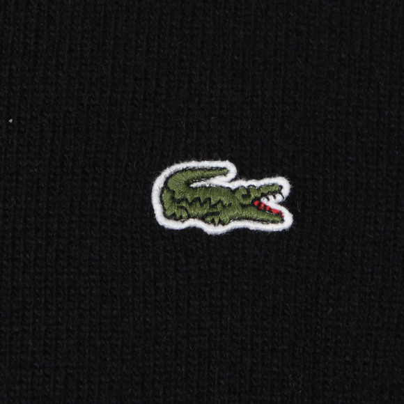 Lacoste Mens Black New Wool AH2995 Crew Neck Jumper #2