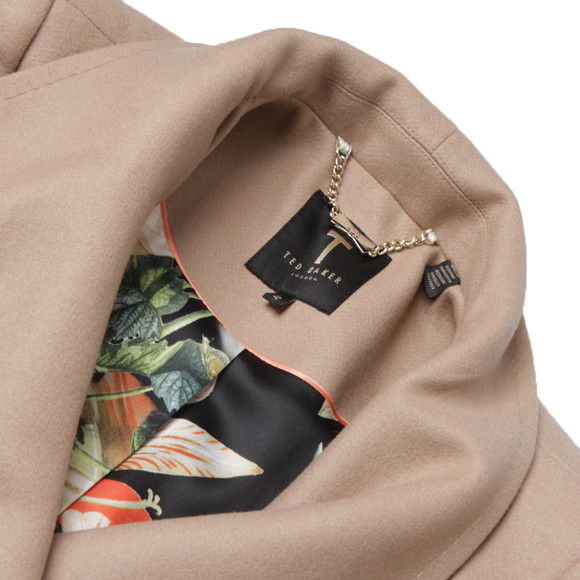 Ted Baker Womens Beige Nevia Belted Wrap Coat  main image