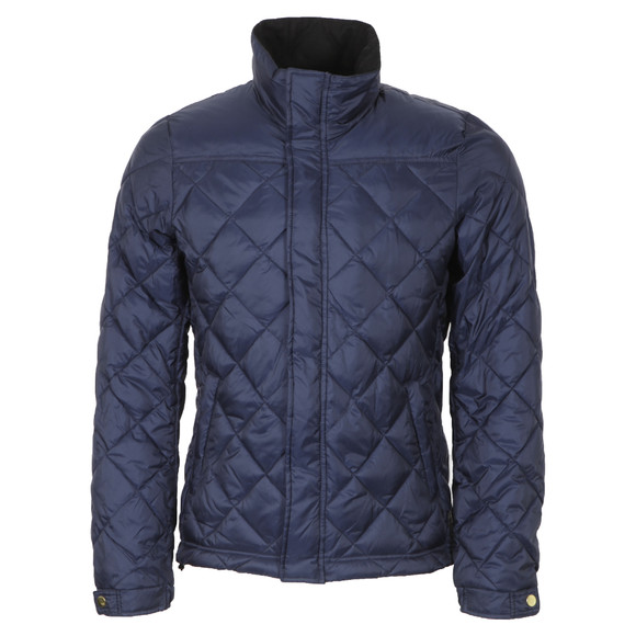 Scotch & Soda Mens Blue Quilted Jacket With Fake Inner main image