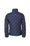Scotch & Soda Mens Blue Quilted Jacket With Fake Inner