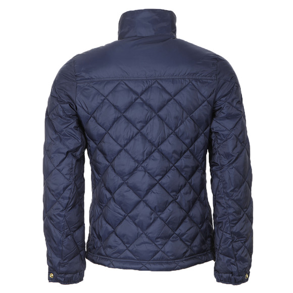Scotch & Soda Mens Blue Quilted Jacket With Fake Inner main image