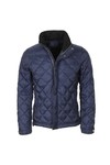 Scotch & Soda Mens Blue Quilted Jacket With Fake Inner