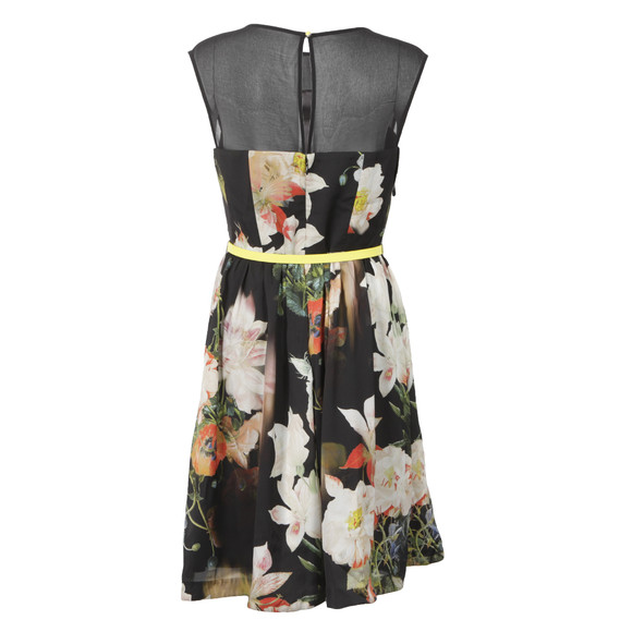 Ted Baker Womens Black Cameela Opulent Bloom Full Skirt Dress main image