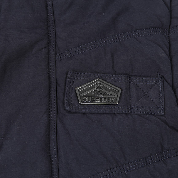 Superdry Mens Blue Chevron Academy Gilet main image