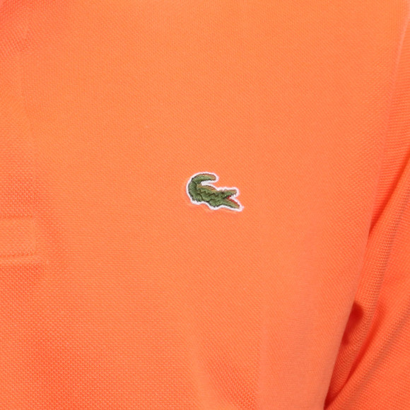Lacoste Mens Orange Lacoste L1212 Carotte Plain Polo Shirt #2