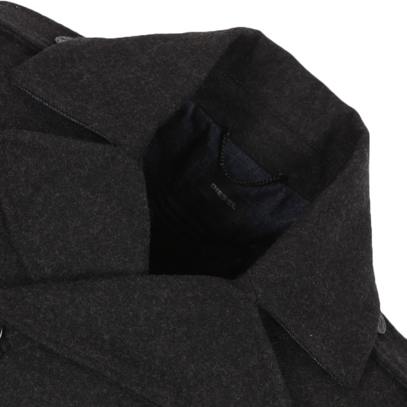 Diesel Mens Grey W-Champ Wool Jacket #4