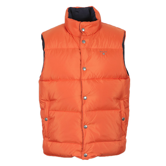 Gant Mens Blue Reversible Vest Jacket main image