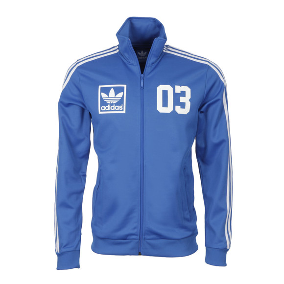 adidas Originals Mens Blue 3Foil Track Top main image