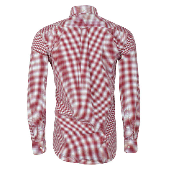 Gant Mens Red Wilmington L/S Gingham Shirt main image