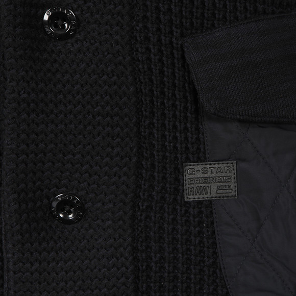 G-Star Mens Blue Gralvent Knitted Cardigan main image
