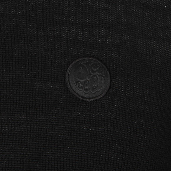 Pretty Green Mens Black Harley Roll Neck Jumper main image
