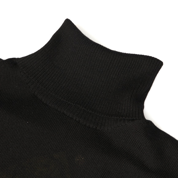 Pretty Green Mens Black Harley Roll Neck Jumper main image