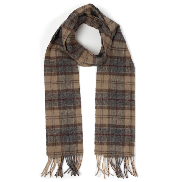 Barbour Lifestyle Mens Multicoloured Tartan Lambswool Scarf main image