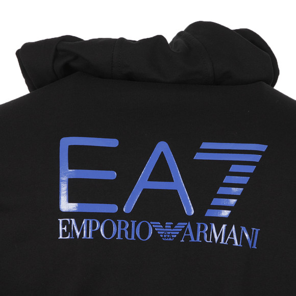 EA7 Emporio Armani Mens Black Train Big Back Logo Tracksuit main image
