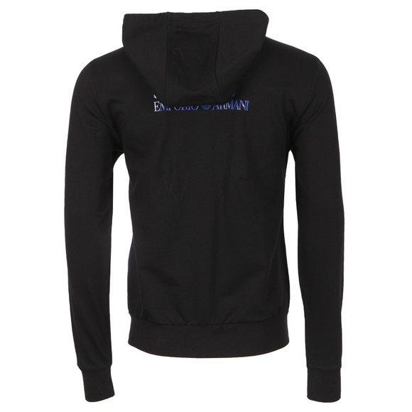 EA7 Emporio Armani Mens Black Train Big Back Logo Tracksuit main image