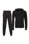 EA7 Emporio Armani Mens Black Train Big Back Logo Tracksuit