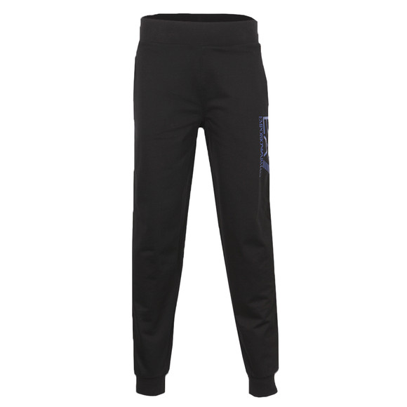 EA7 Emporio Armani Mens Black Train Big Back Logo Tracksuit main image