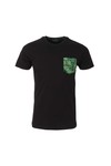 Criminal Damage Mens Black Kush Pocket T-Shirt