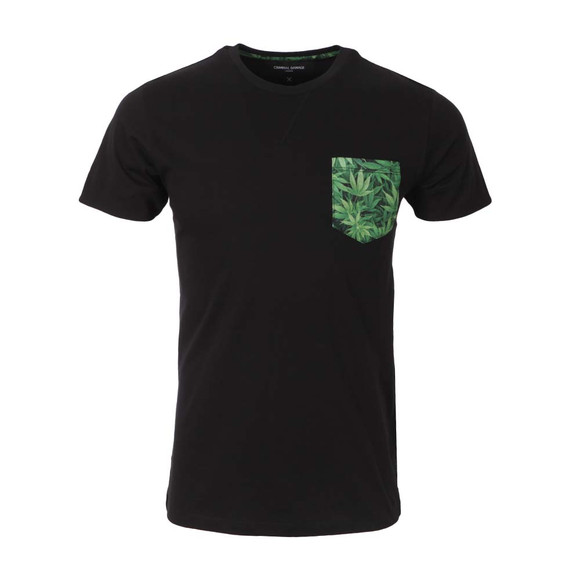 Criminal Damage Mens Black Kush Pocket T-Shirt main image