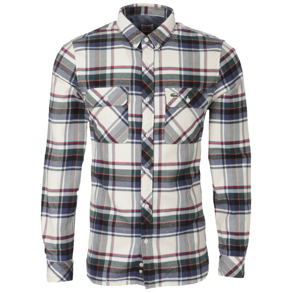 Lacoste Live Mens Off-White CH4428 Shirt #1