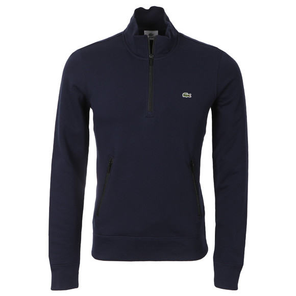 Lacoste Mens Blue SH2580 Half Zip Sweat #1