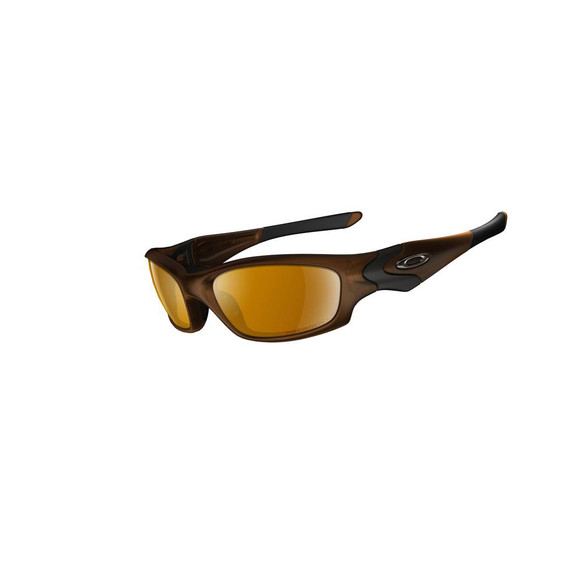 Oakley Mens Brown Oakley Polarized Rootbeer Straight Jacket Sunglasses main image