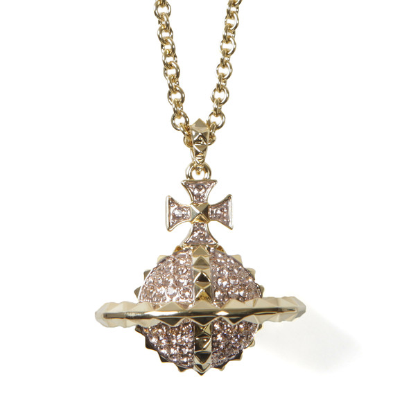 Vivienne Westwood Womens Gold Mayfair 3D Large Orb Pendant #1