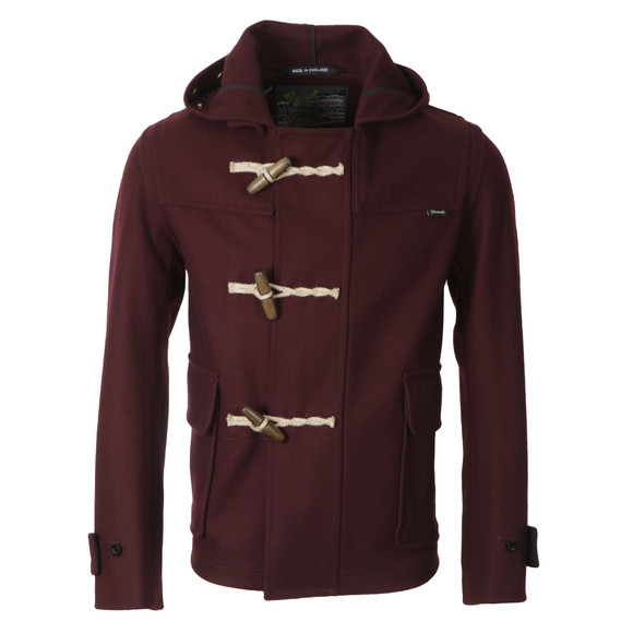Gloverall Mens Red Unlined Short Monty Duffle Coat main image