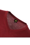 Pretty Green Mens Red Hanover V Neck Jumper