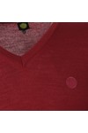 Pretty Green Mens Red Hanover V Neck Jumper