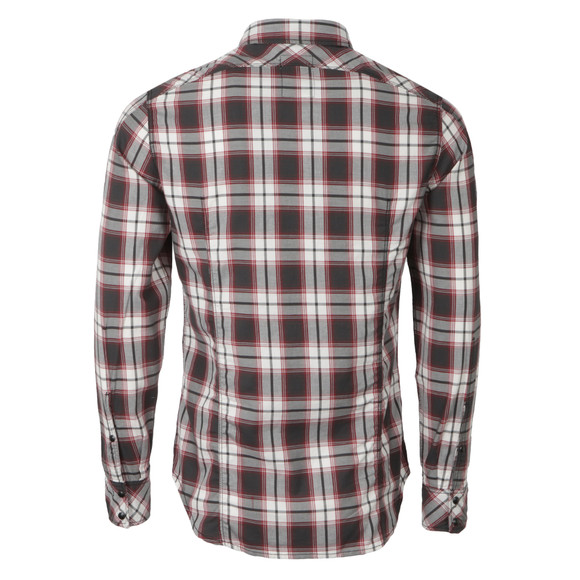 G-Star Mens Red Arc 3D Check Shirt main image